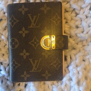 Authentic Louis Vuitton Brown Monogram Card Holder Koala PM Agenda 2006